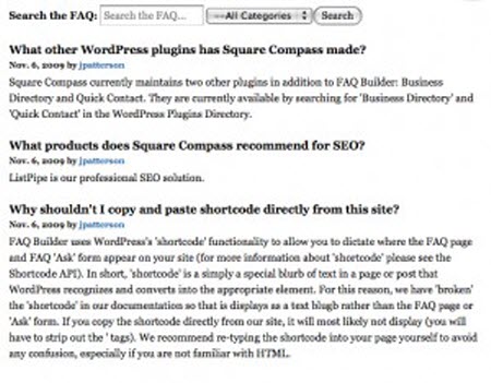 FAQ Builder FAQ Builder
