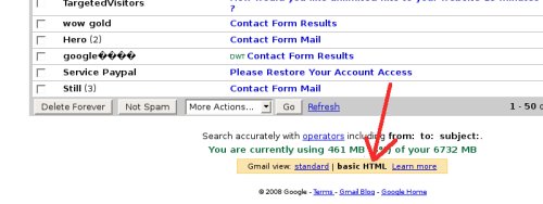 gmail html version