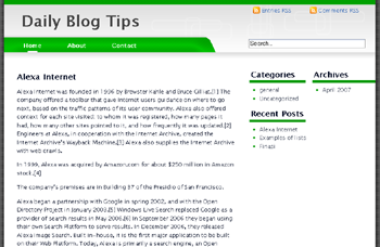 Daily Blog Tips Theme Released Photo