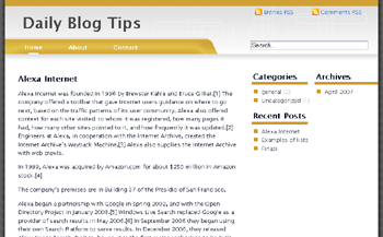 Daily Blog Tips Theme Released Photo
