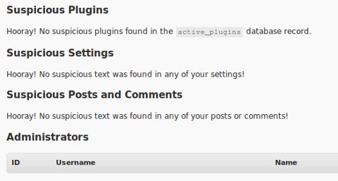 Exploit Scanner WordPress Plugin Photo